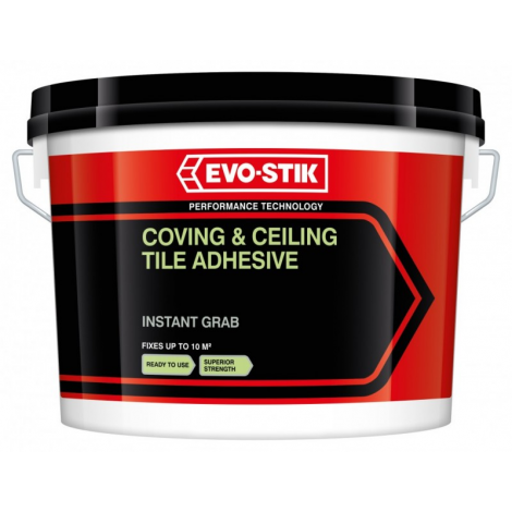 Coving & ceiling tile adhesive