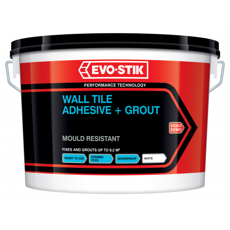 Wall tile adhesive and grout mould resistant