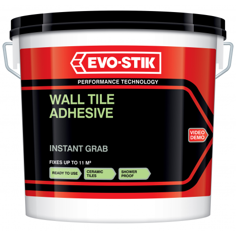 Wall tile adhesive instant grab
