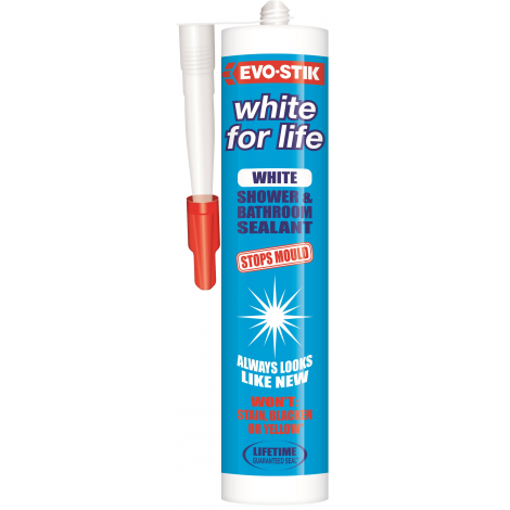 White for life shower and bathroom sealant